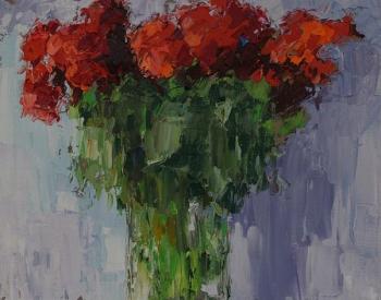Red flowers. Averchenkov Oleg