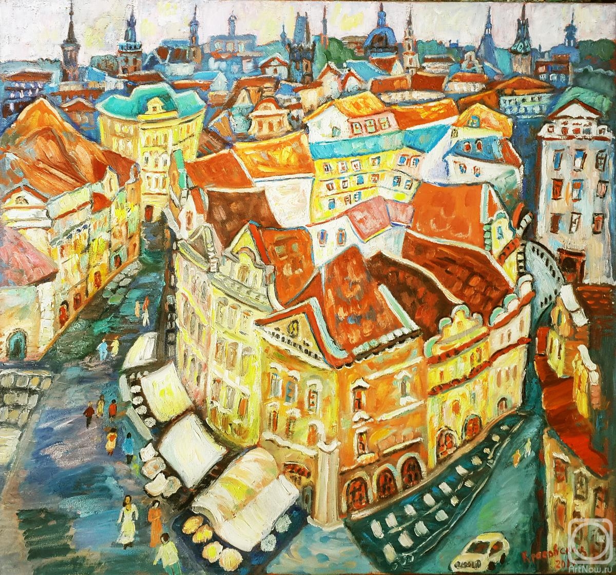 Krasovskaya Tatyana. View of Prague
