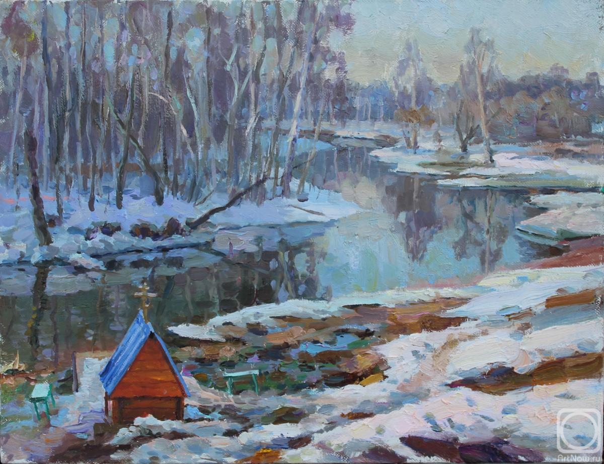 Plitchin Andrei. Holy spring, the Klyazma river 2