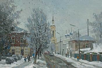 It's snowing in Borovsk. Zhlabovich Anatoly