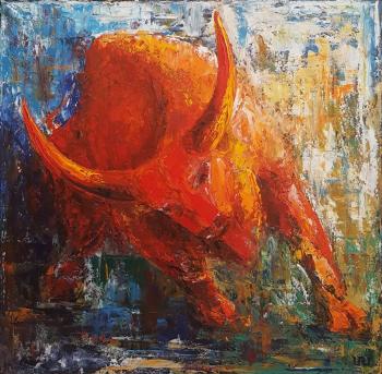 The mad bull (Artmikael). Simonian Mikael