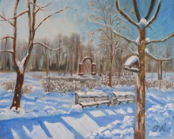 Winter morning in the park (Nevel). Kokoreva Margarita