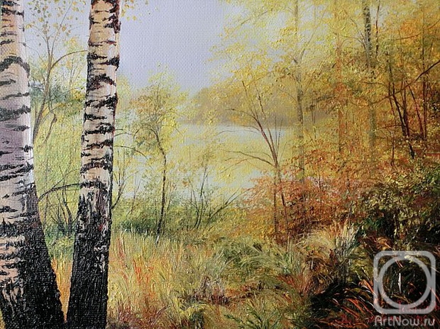 Vokhmin Ivan. Two birch trees