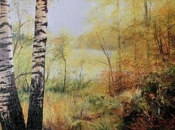 Two birch trees. Vokhmin Ivan