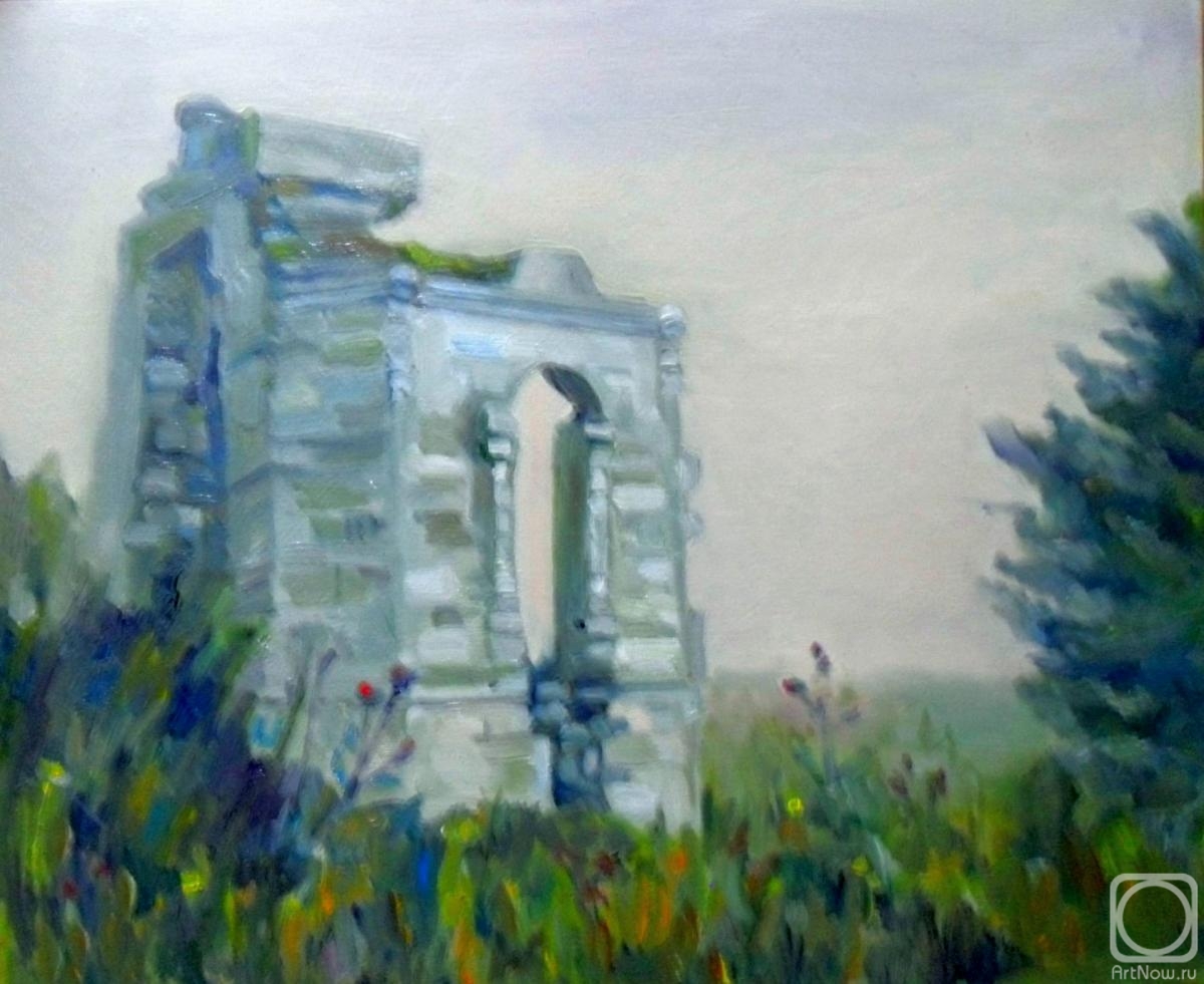 Kulygina Anastasia. Ruins of a chapel in the mountains