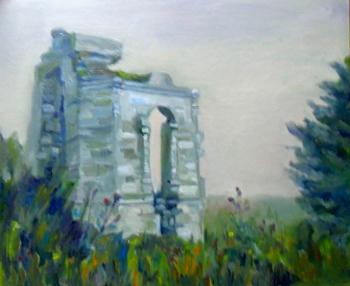 Ruins of a chapel in the mountains. Kulygina Anastasia