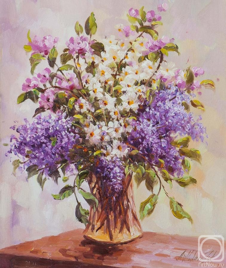Vlodarchik Andjei. Spring bouquet with lilac
