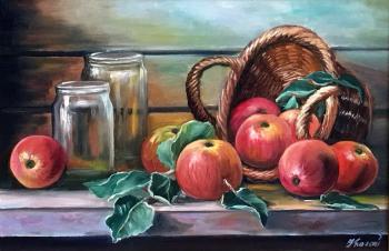 Still life with apples (Still Life Apples). Kogay Zhanna