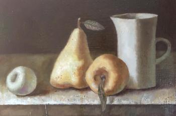 Still life with a pear