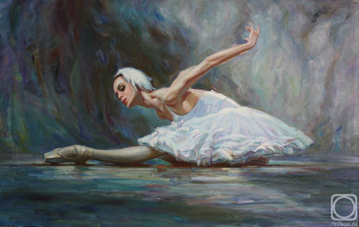 Gibet Alisa. Odetta-Swan (prima balerina of Mariinskiy theater) (ballet Swan lake)