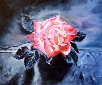 Copy of the painting by Alexei Antonov "Rose". Kirillova Juliette