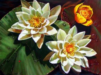 White lilies. Saltykova Ireena