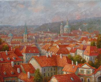 Prague. Small country. View of Mount Petřín. Sipovich Tatiana