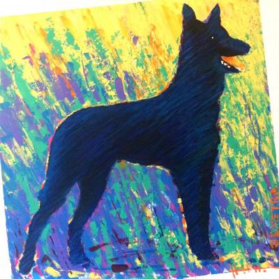 Your dream(Malinua-Belgian shepherd dog) (Blue Dog). Napolova Natalia