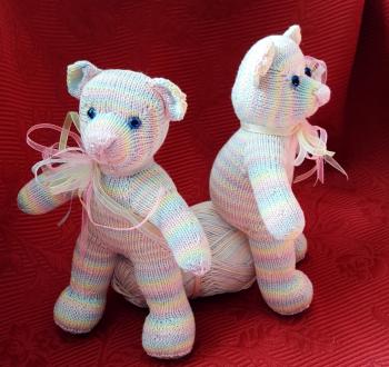 Mini Turnip Bears are iridescent. Two from the casket are the same from the face!. Repnikova Svetlana