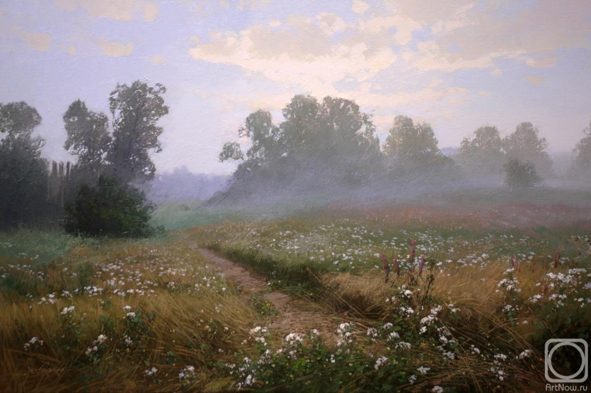 Pryadko Yuriy. Flowering meadow on a summer morning