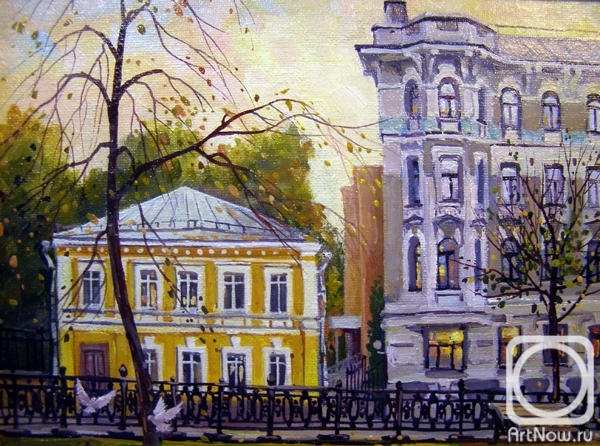 Gerasimov Vladimir. Moscow. House from childhood (Yauzsky Boulevard)