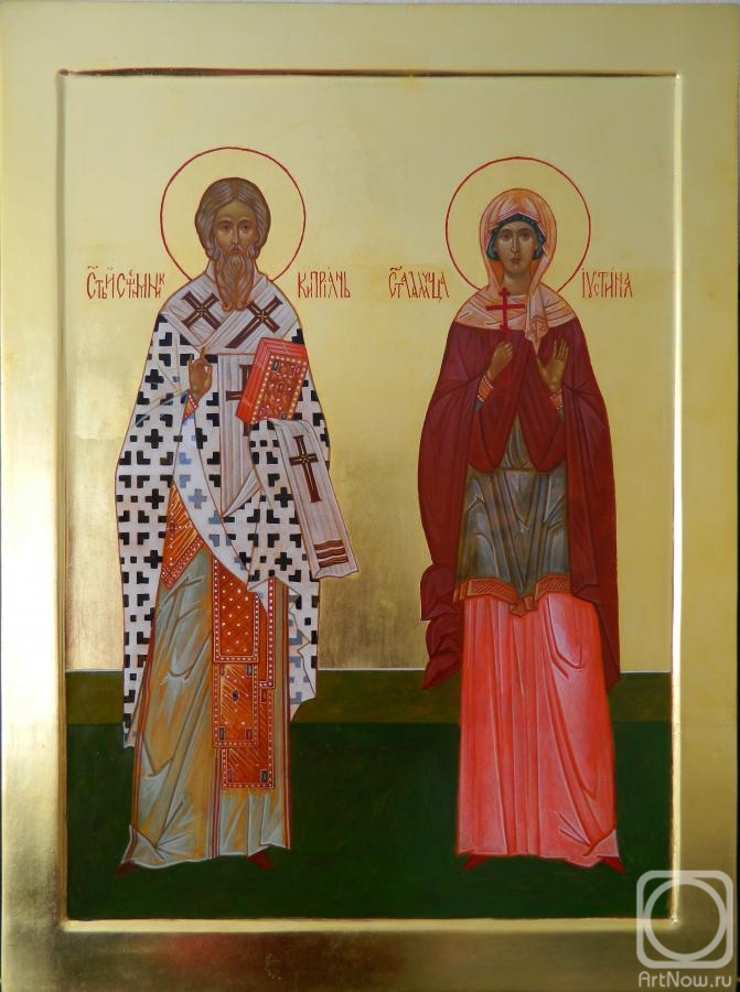 Popov Sergey. Holy Martyrs Cyprian and Justinia