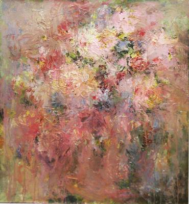 Chrysanthemums in the rain