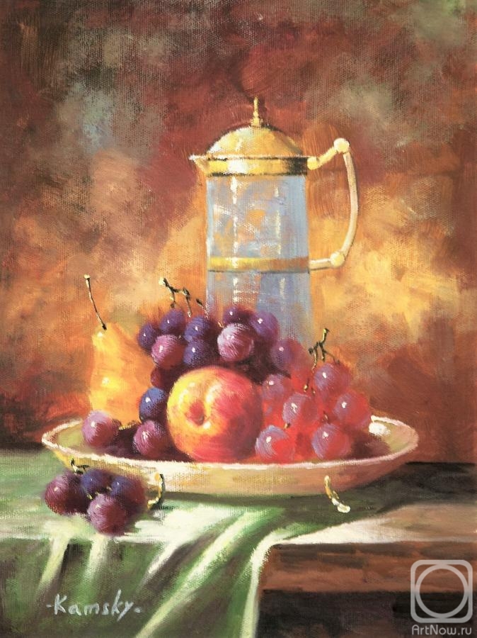 Kamskij Savelij. Fruits and items. Playing with color and texture N4