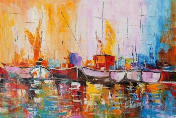 Boats N4. Series Marine multi-colored