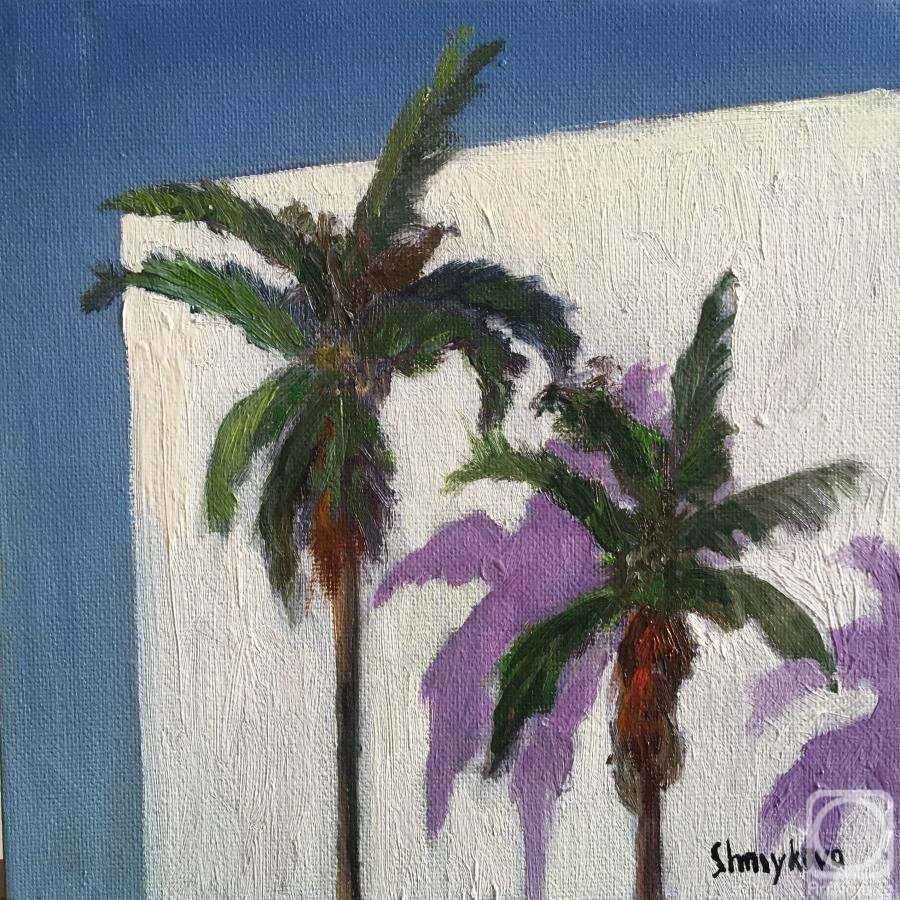 Shmykova Olga. Two palm trees