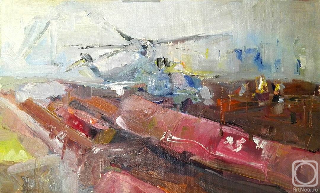 Bazunov Nikolay. Painting in a train - 19.04.2018