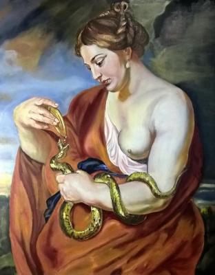Hygieia. Goddess of Health (based on Rubens). Sterlov Sergey