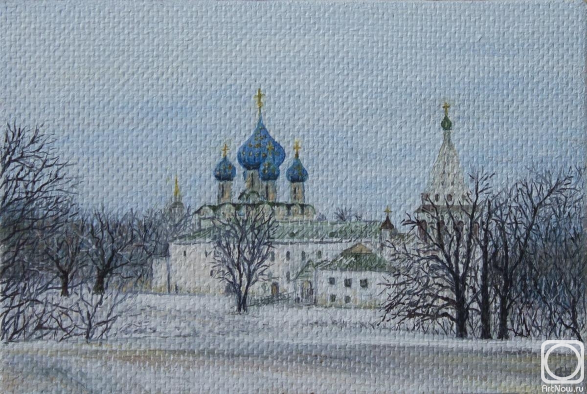 Nikiforuk Sergey. Blue domes of the Suzdal Kremlin