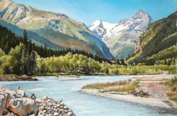 The mountain river. Caucasus. Alekhin Alexander