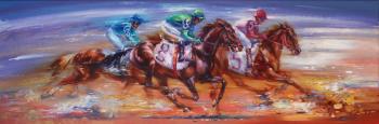 Horse racing (). Sidoriv Zinovij