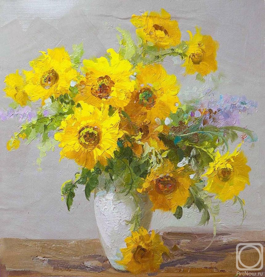 Gomes Liya. Bouquet of sunflowers N2