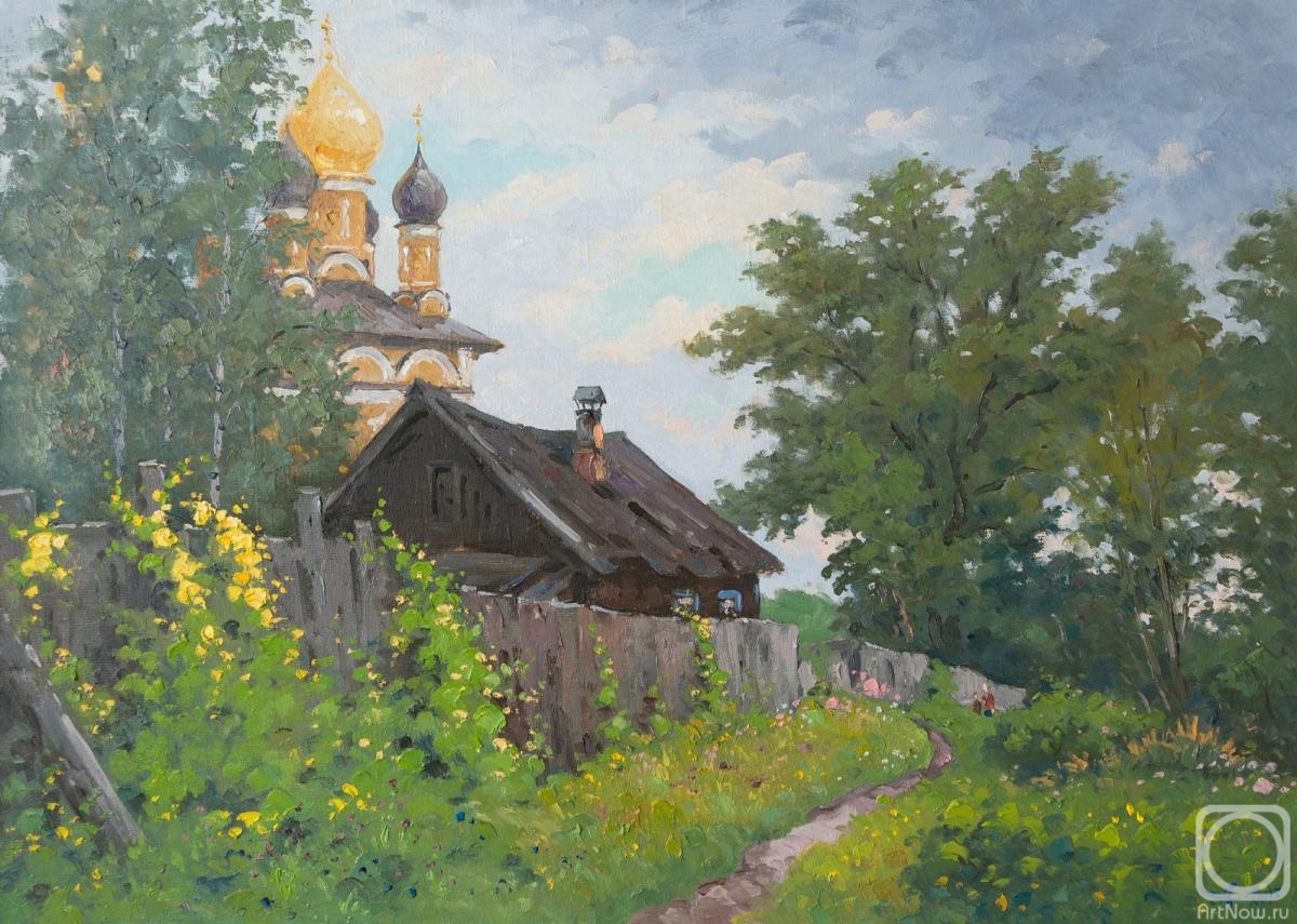 Alexandrovsky Alexander. At the Church of Saint Nicholas wet