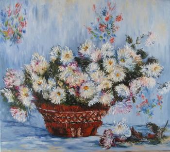 Chrysanthemums. Claude Monet (copy)