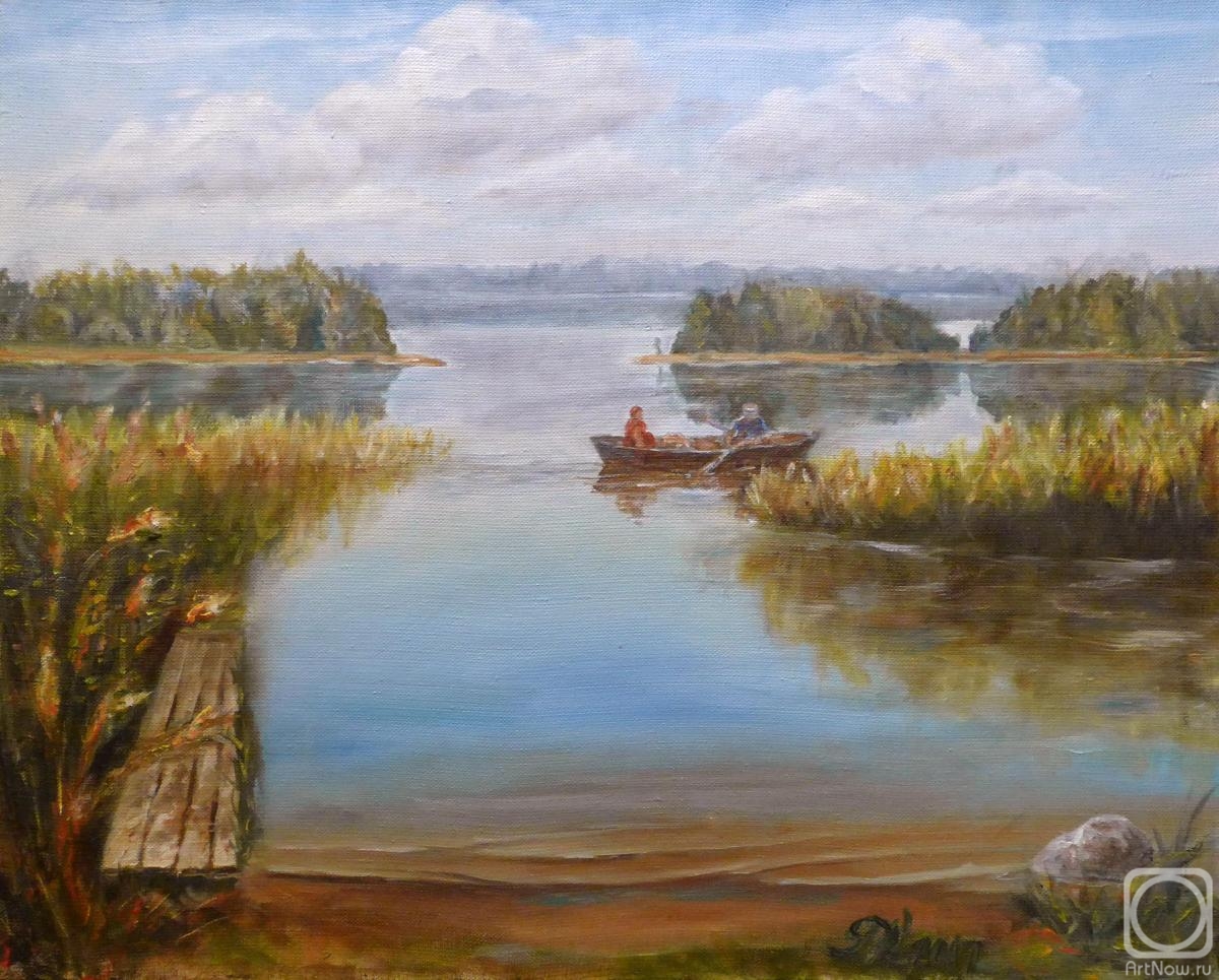 Kokoreva Margarita. The village of Korolevo. Ukrtskoe Lake