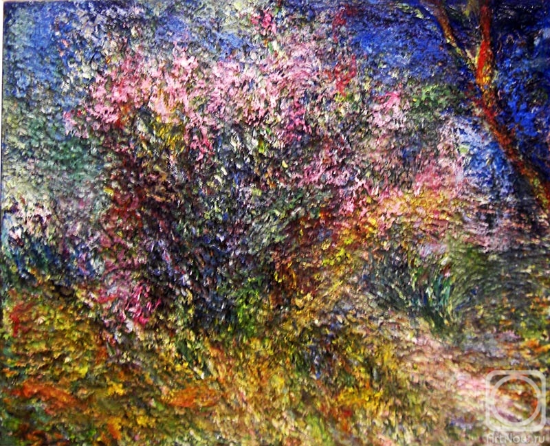Jelnov Nikolay. Van Gogh's motif. Lilac bush