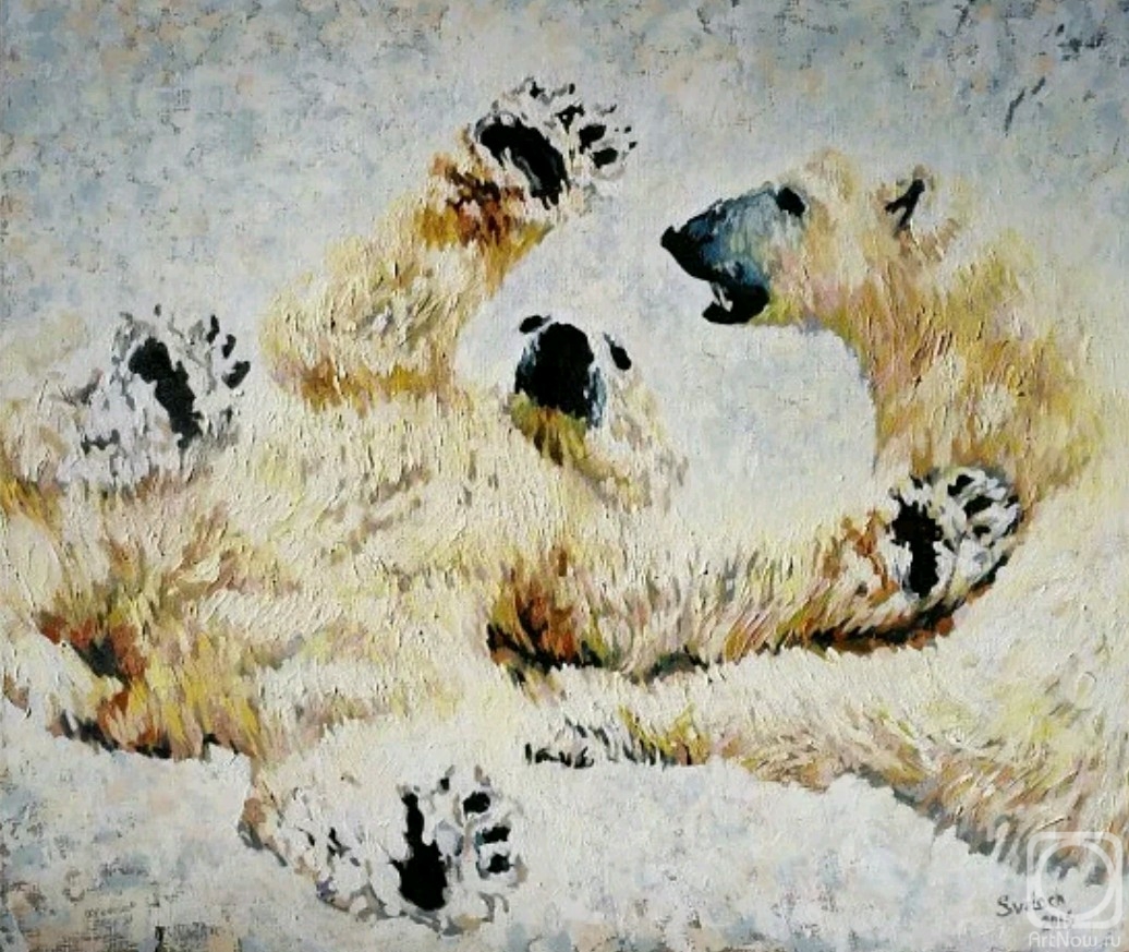 Savitskaya Sviatlana. White on white. Bully