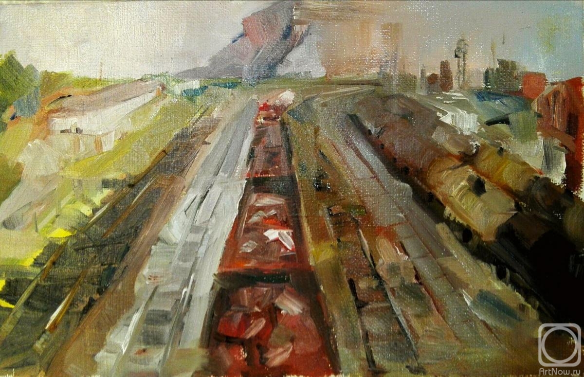 Bazunov Nikolay. Painting in a train - 04.05.2018