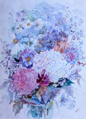 Lilac bouquet. Maliavina Alla