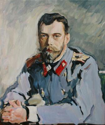 Portrait of Nickolay the Second (Tsar Nickolay Ii). Deynega Tatyana