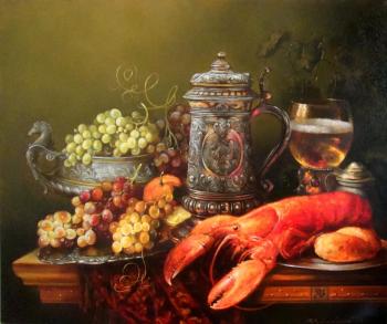 Still life with lobster. Karlikanov Vladimir