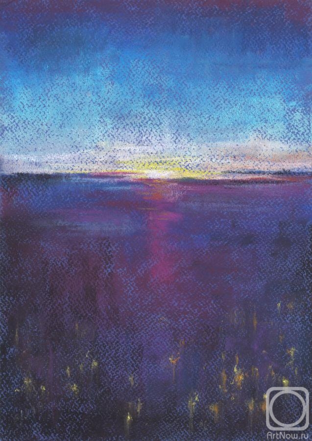 Adamovich Elena. Sunset lights. Pastel