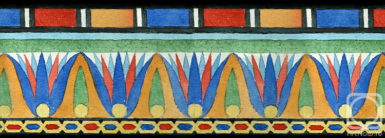 Yudaev-Racei Yuri. Ancient Egypt Ornament (Lotus)