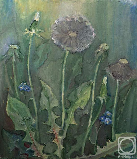 Korolev Leonid. Forget-me-nots and dandelions