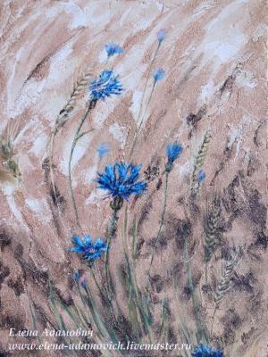 Cornflowers. Mixed Media (Online Store Of Paintings). Adamovich Elena