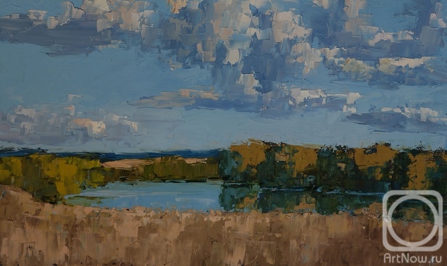 Averchenkov Oleg. Lake and clouds