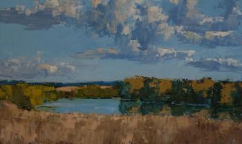 Lake and clouds. Averchenkov Oleg