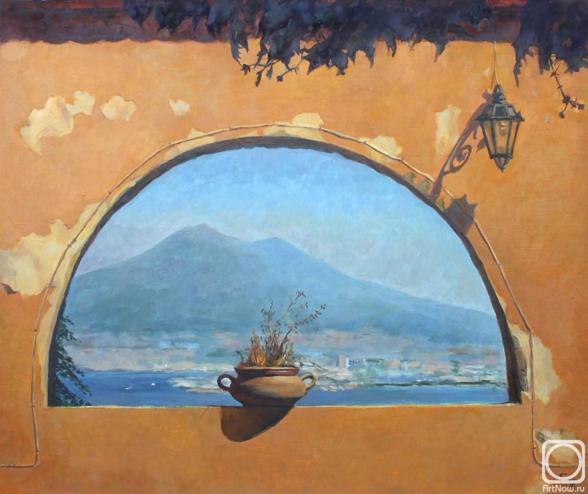 Mishuta Elena. View of Vesuvius