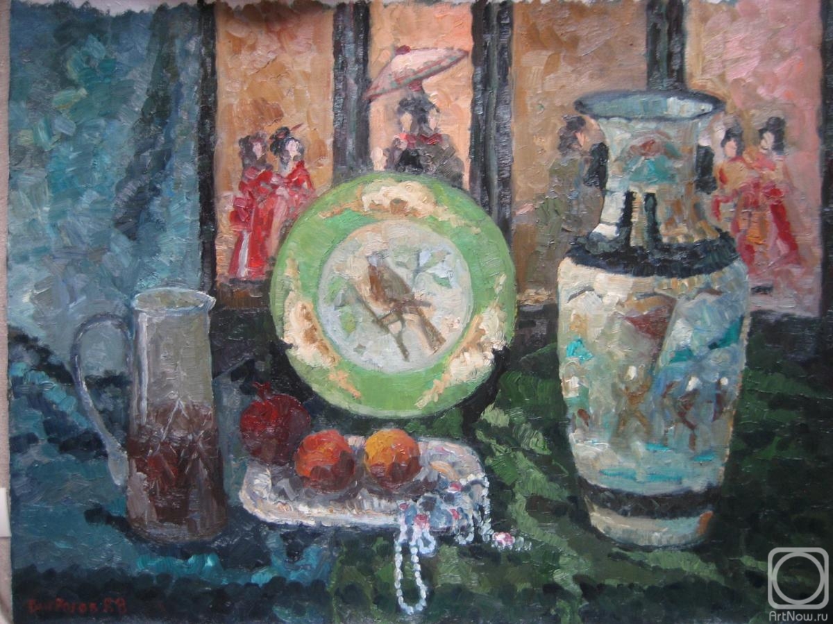 Rogov Vitaly. Still Life 27. Vase China and English Plate