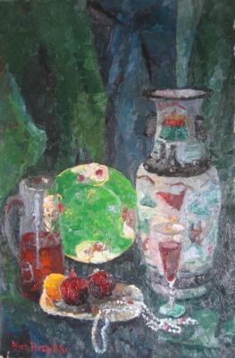 Still life with a Chinese vase. 26. Rogov Vitaly